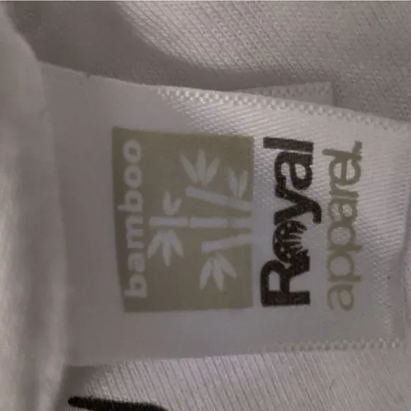 NEW Bamboo/ Organic Cotton Tee "Joy" Mandala White Scoop Neck T-Shirt L 5/$25 - Picture 7 of 9